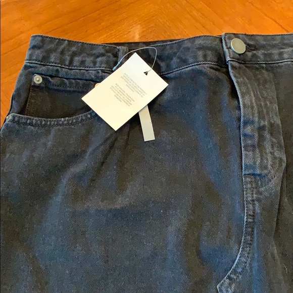 ASOS Black Denim Skirt - Size US 14 NWT - Picture 3 of 6